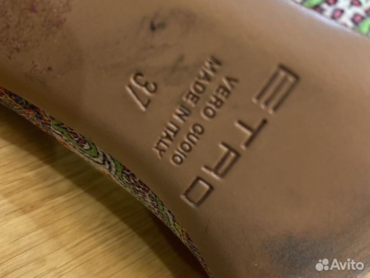 Туфли etro 37 оригинал