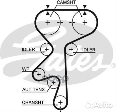 Ремень грм 5461XS Gates