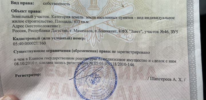 Участок 4 сот. (ИЖС)