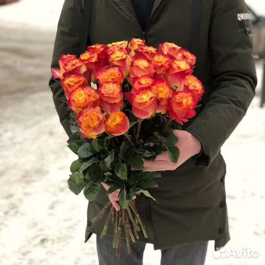 Цветы розы букет