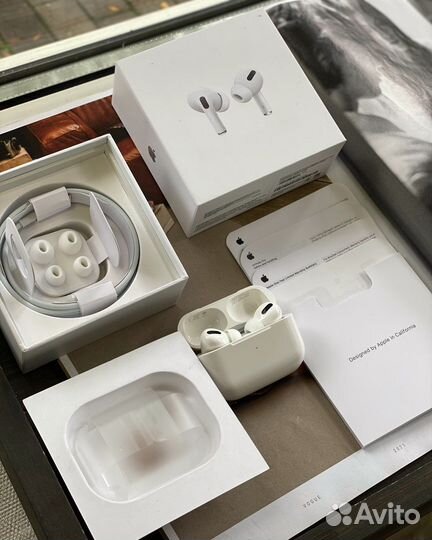 Наушники Airpods pro шумоподавление