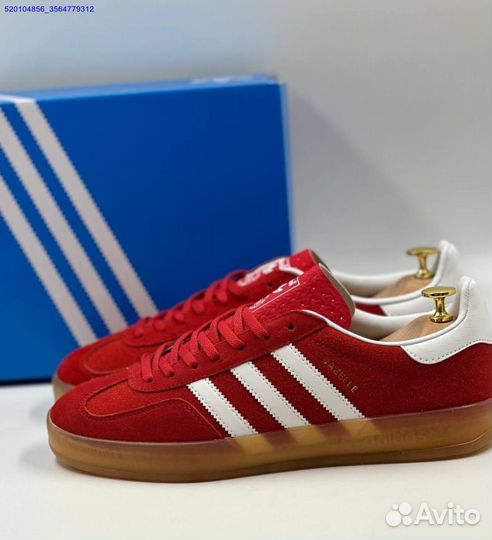 Кроссовки Adidas Gazelle Red (Арт.68664)