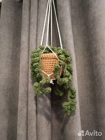 Вязаный цветок