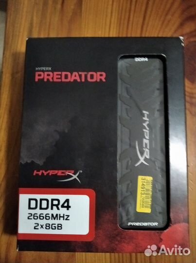 DDR4 Kit 2x8gb