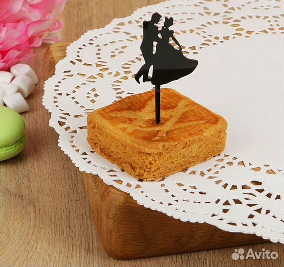 Набор топперов на пирожное 