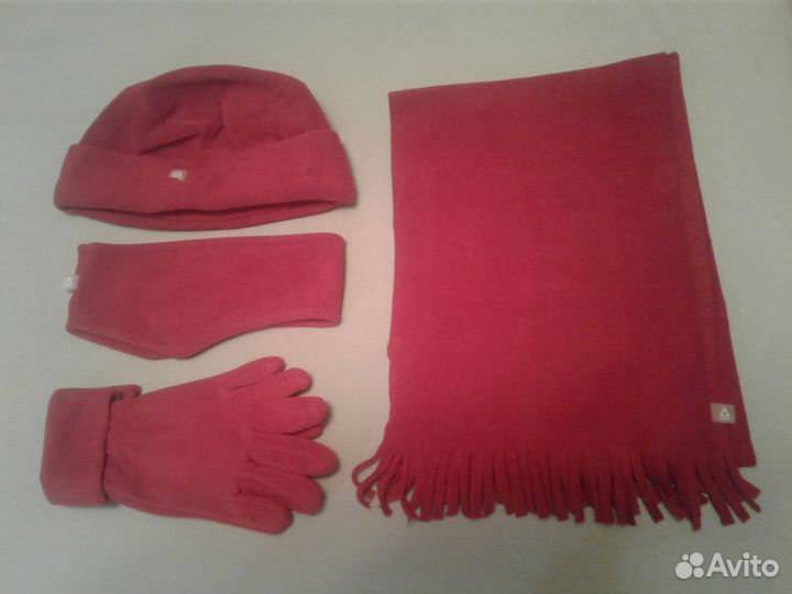 Наборы, флис, 3 шт, разные, новые