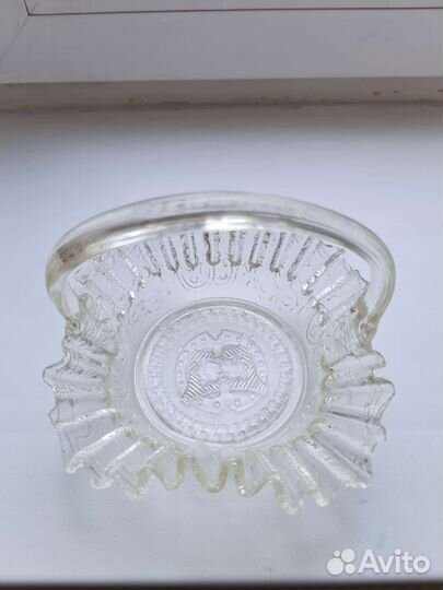 Корзиночка антиквариат царское стекло Мальцевский