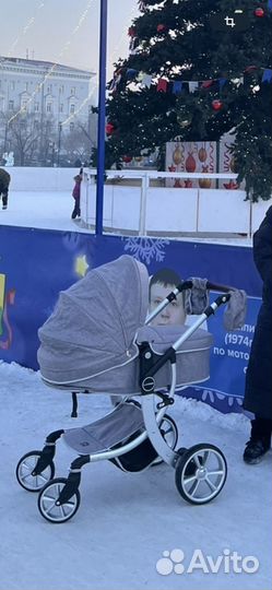 Коляска 2в1 Luxmom Dalux 608