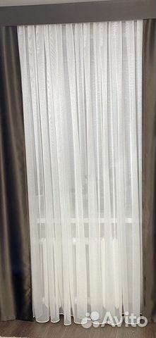 Тюль для спальни полуорганза