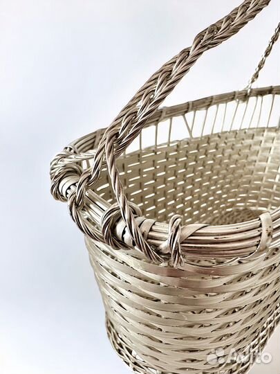 Подставка для бутылки (корзина, серебрение)