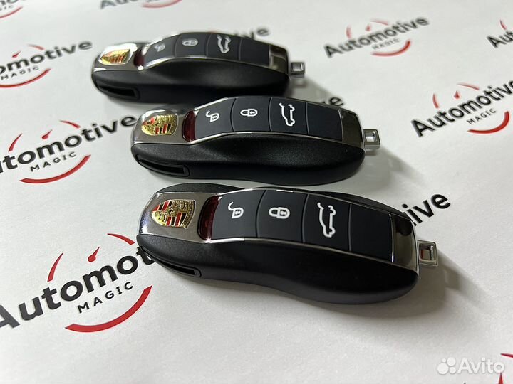 Ключ Porsche с привязкой к автомобилю