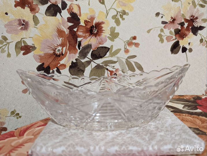 Хрустальная ладья СССР 2 шт