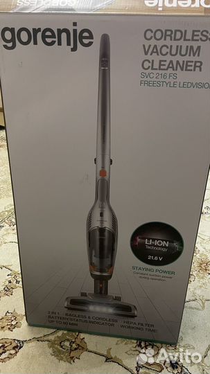Беспроводной пылесос gorenje