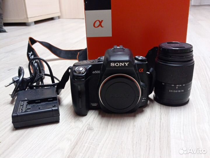 Фотоаппарат зеркальный Sony Alpha dslr-A500