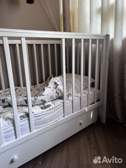 Детская кроватка Лель + ортопедический матрас