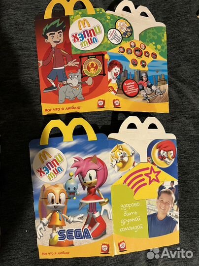 Хэппи мил коробка, Макдональдс раскраска игра