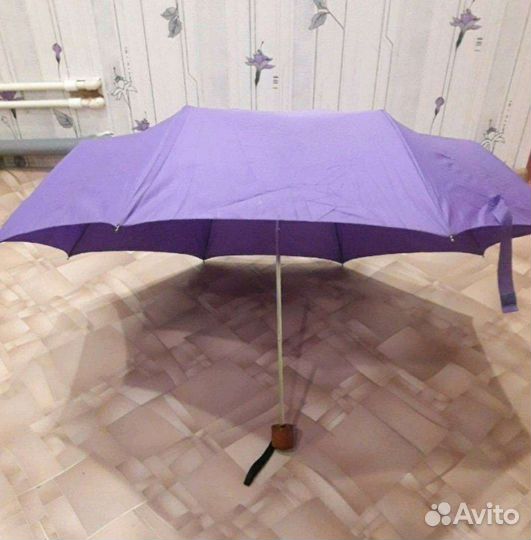 Зонт фиолетовый