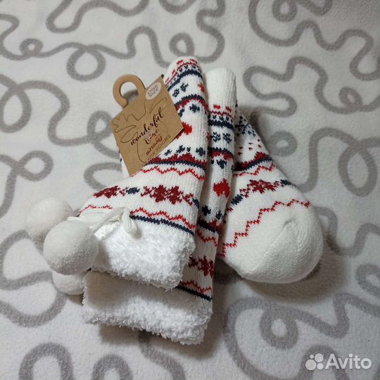 Носки теплые (новые)