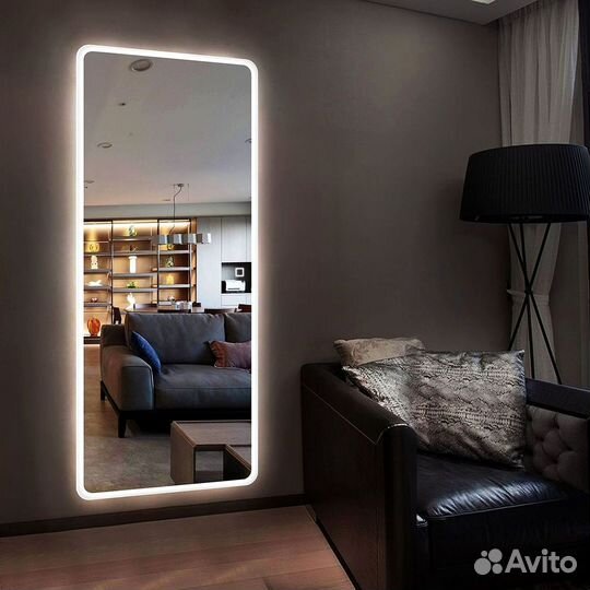 Зеркало с подсветкой Лофт