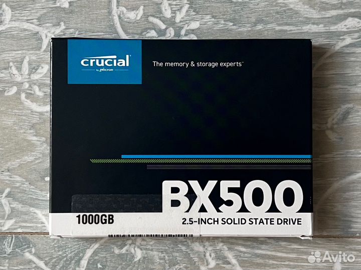 SSD накопитель Crucial 1TB (SATA 2.5) - новый