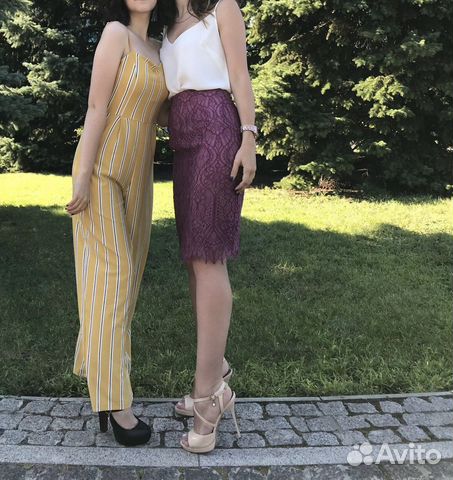 Юбка из кружева