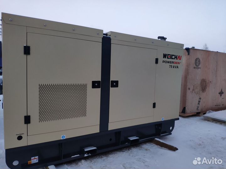 Газопоршневая установка Weichai 50 кВт в кожухе