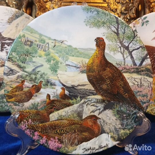 Дикие птицы.Коллекция.тарелки. Англия.Крафтон