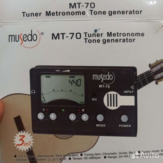 Тюнер и метроном Musedo MT-70