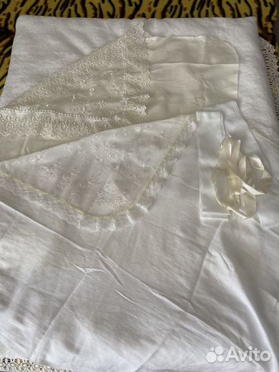 Одело и кружевные пеленки на выписку