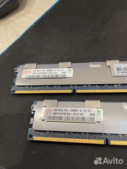Оперативная память DDR3 REG разная