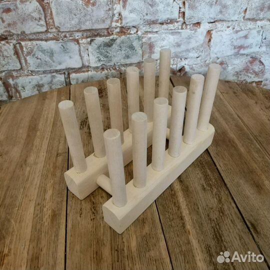 Деревянная подставка для хранения