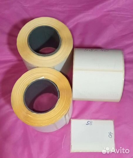 Термоэтикетки 58 40