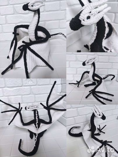 Дракон вязаный 