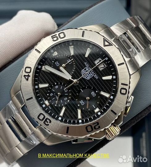 Массивные мужские наручные часы Tag Heuer