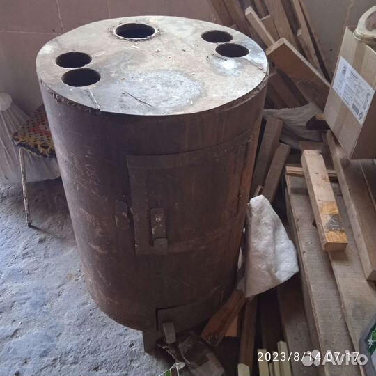 Печь буржуйка для гаража