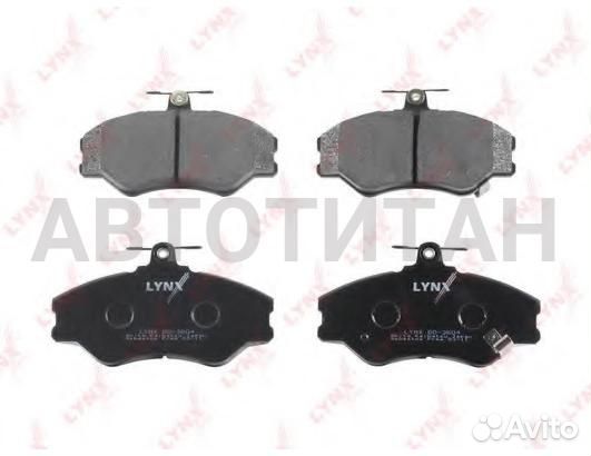 Колодки тормозные дисковые перед hyundai Porter 04