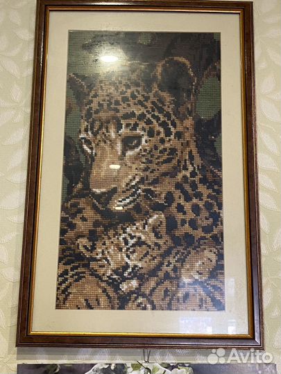 Вышивка крестиком готовая работа