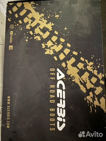 Мотоботы кроссовые Acerbis X-race Blue/Grey