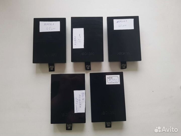 Жёсткие диски для XBox 360 + игры
