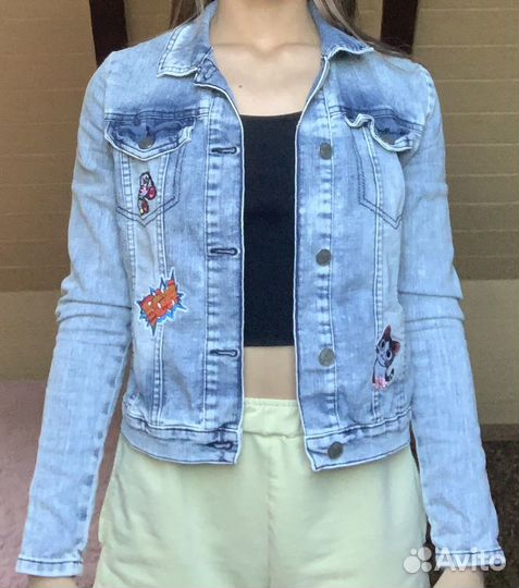 Джинсовая куртка для девочки