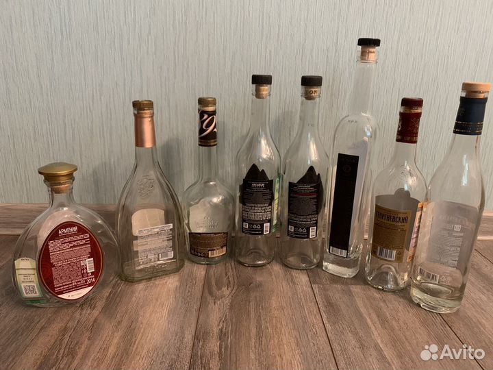 Бутылка из под коньяка