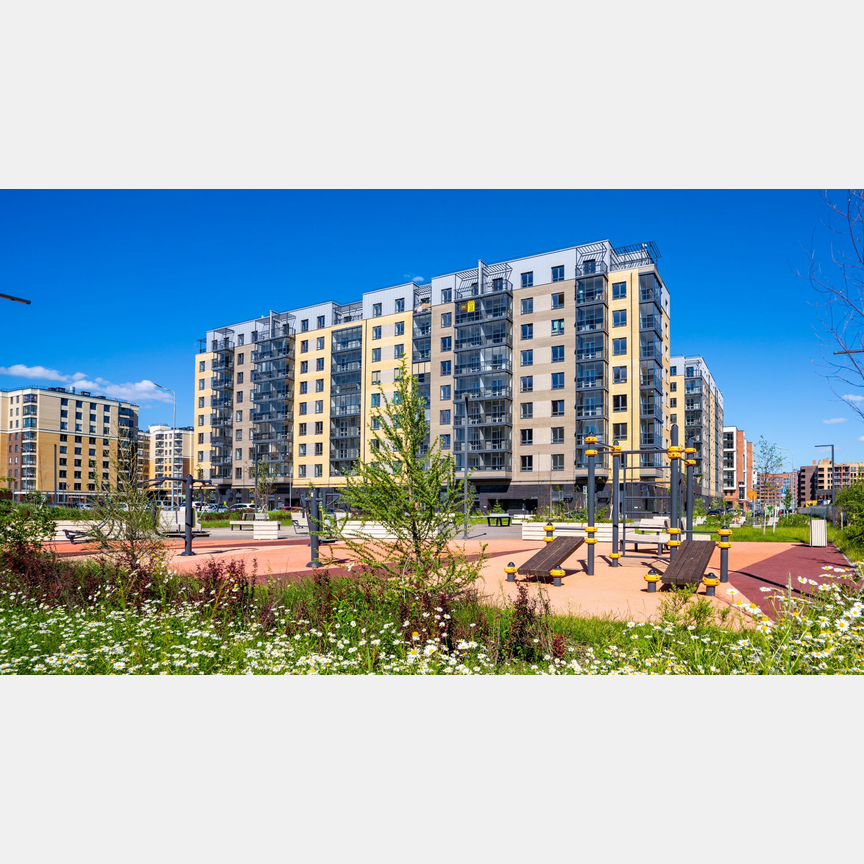 2-к. квартира, 55,4 м², 8/9 эт.