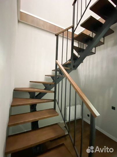 Изготовление лестниц на металлическом каркасе