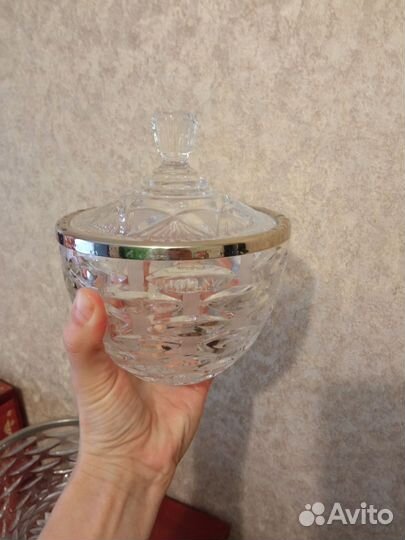 Салатник хрусталь СССР