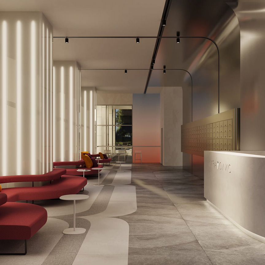 1-к. апартаменты, 55,7 м², 3/35 эт.