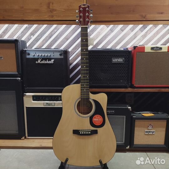 Электроакустическая гитара Squier by Fender SA-105