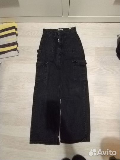 Широкие Джинсы деним