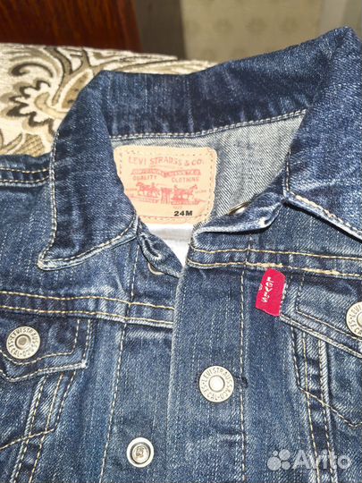 Джинсовая куртка levis детская