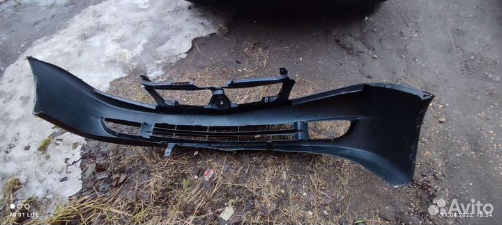 Передний бампер на mitsubishi lancer 9