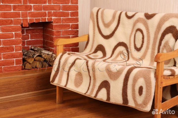Плед из шерсти мериноса WoolHouse 140*200